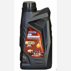 روغن موتور سیکلت موتورو ایرانول مدل 20W-50 API SL JASO MA حجم ۱ لیتر - کارتن 12 عددی