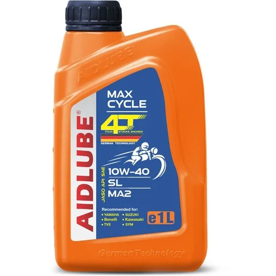 روغن موتور سیکلت ایدلوب مدل 10W-40 API SN JASO MA2 RED حجم 1 لیتر -کارتن 12 عددی