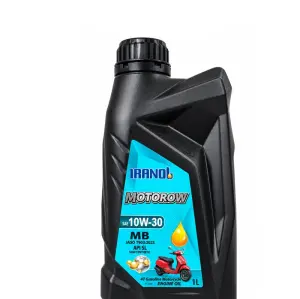 روغن موتور سیکلت موتورو ایرانول مدل 10W-30 API SL JASO MB حجم ۱ لیتر - کارتن 12 عددی