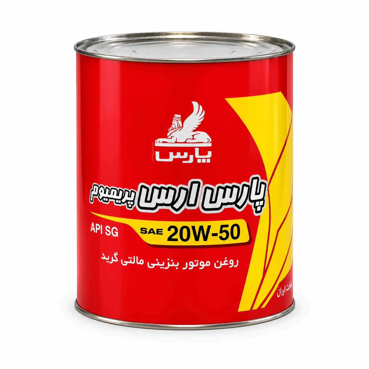 روغن موتور سیکلت پارس ارس مدل 20W-50 API SG حجم ۱ لیتر - کارتن 24 عددی