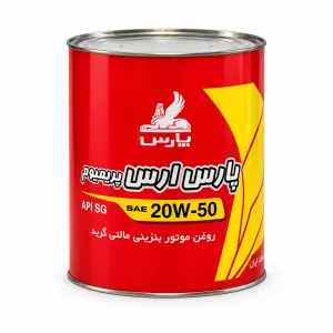 روغن موتور سیکلت پارس ارس مدل 20W-50 API SG حجم ۱ لیتر - کارتن 24 عددی