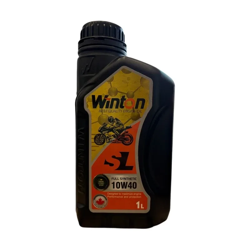 روغن موتور سیکلت وینتون مدل 10W-40 API SL JASO MA2 حجم ۱ لیتر - کارتن 16 عددی