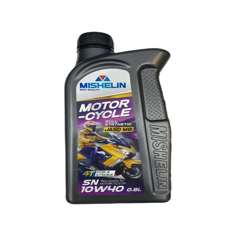 روغن موتور سیکلت میشلن مدل 10W-40 API SN JASO MB حجم ۰٫۸ لیتر - کارتن 12 عددی